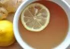 طريقة عمل شاي الزنجبيل والليمون